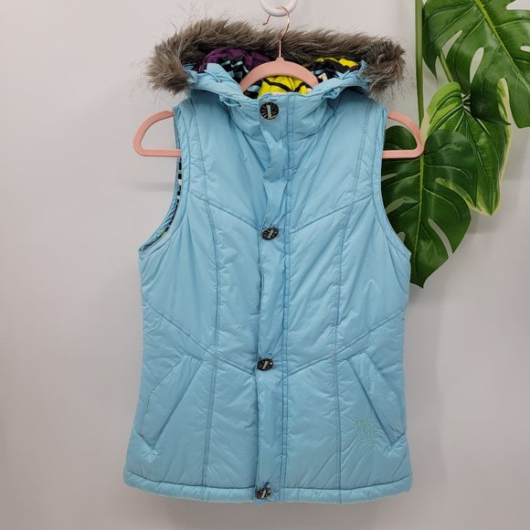 Burton Dry Ride Hooded Puffer Vest - Picture 13 of 14